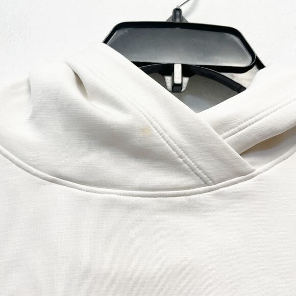 Athleta Women's Boot Camp Pullover Cross Back Hoodie White Size Small - Picture 3 of 8
